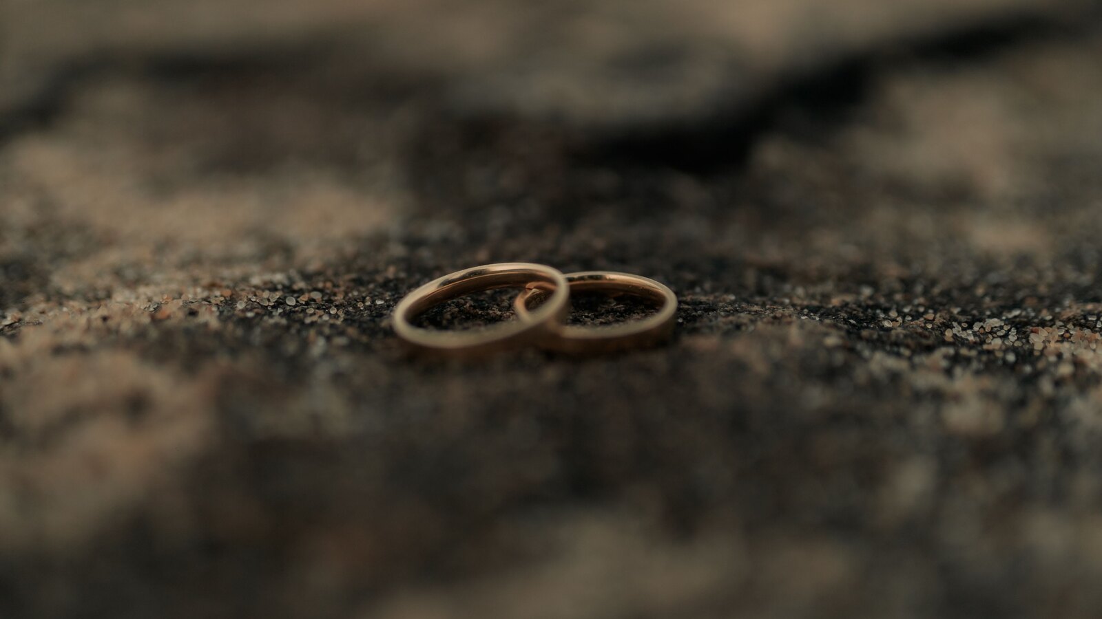A pair of wedding bands